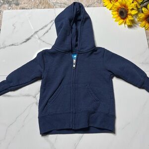 THREE bundle Navy Blue baby Zip-Up Hoodie precious cargo